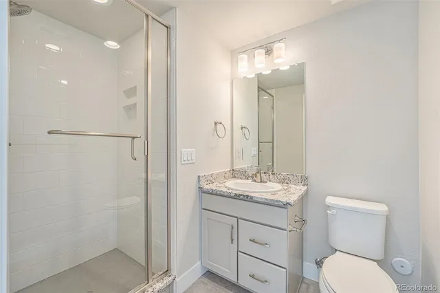 a view of a terrace with a bench