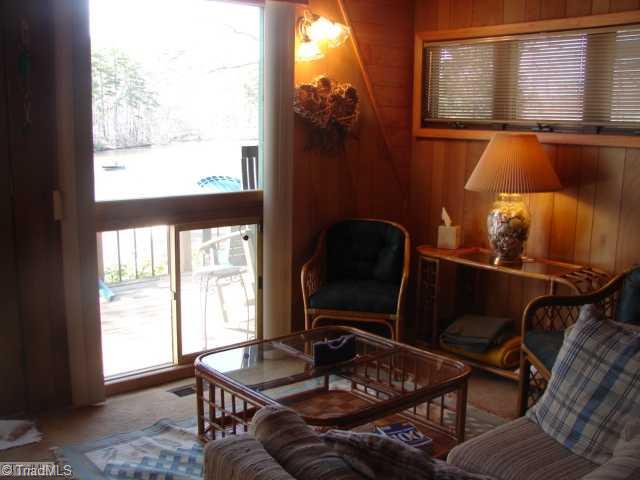 463 Betty Craven Road Denton, NC 27239 - Photo 13 of 16 Den/Family/Great Room. You have a nice view of the lake from inside.
