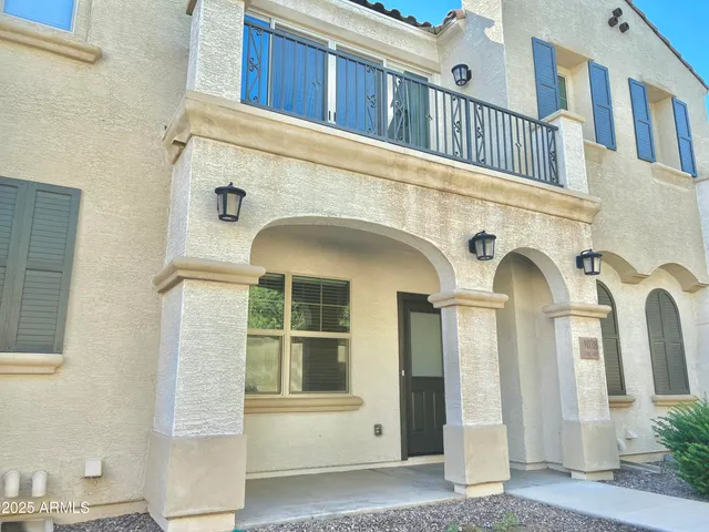 a view of a white building