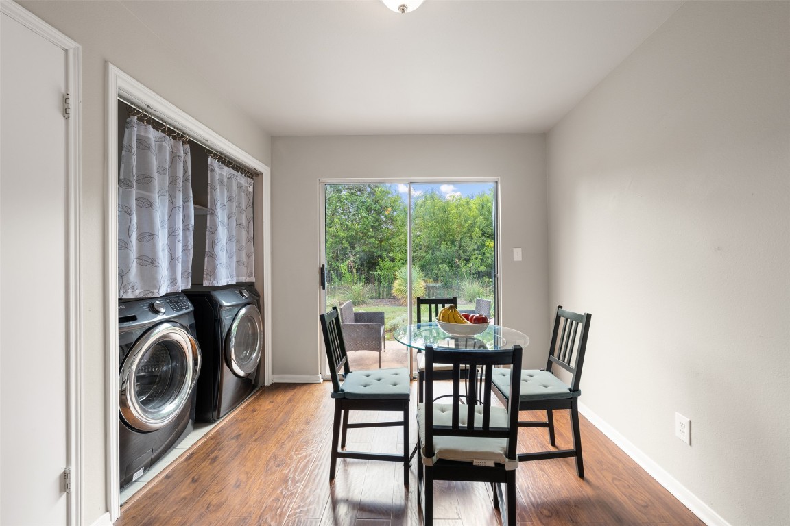 2004 Yaupon Trail Cedar Park, TX 78613 - Photo 15 of 33 a view of a dining room with furniture and a window