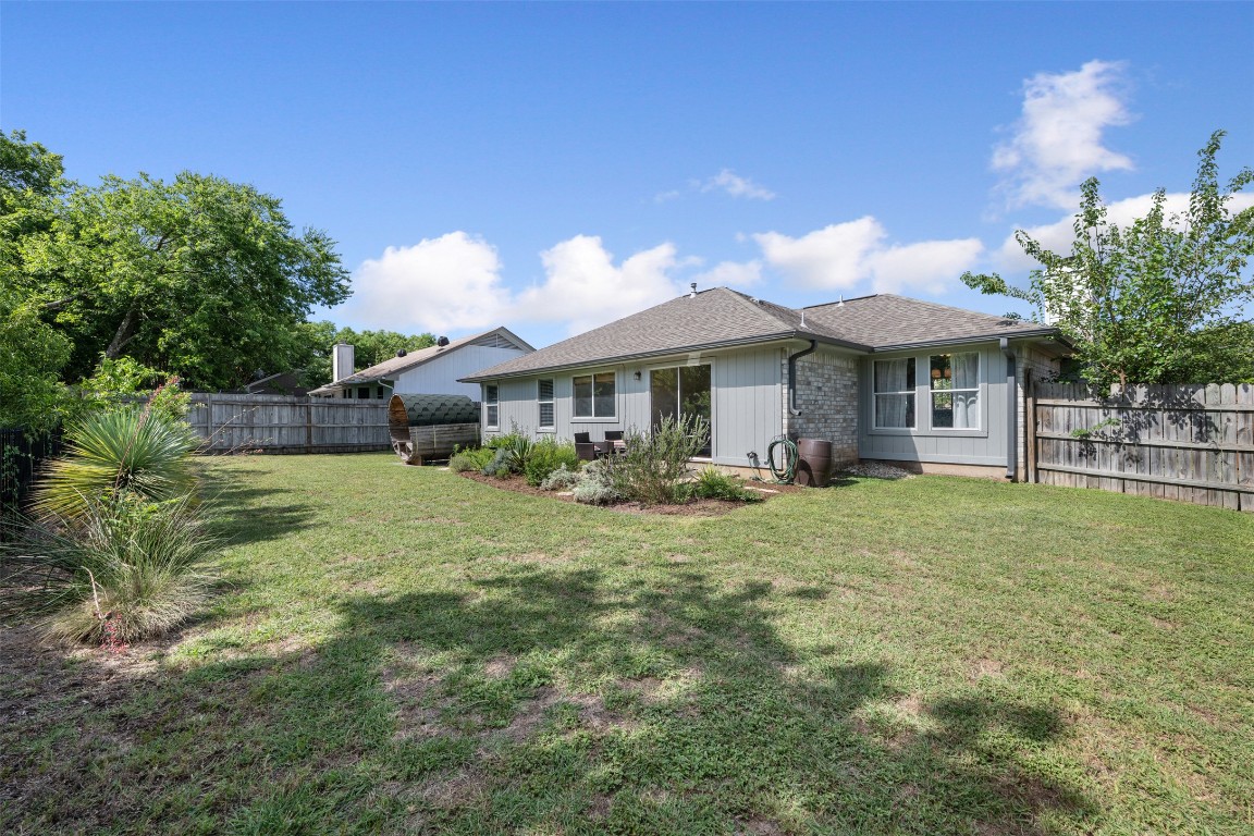 2004 Yaupon Trail Cedar Park, TX 78613 - Photo 28 of 33 a front view of a house with yard porch and furniture