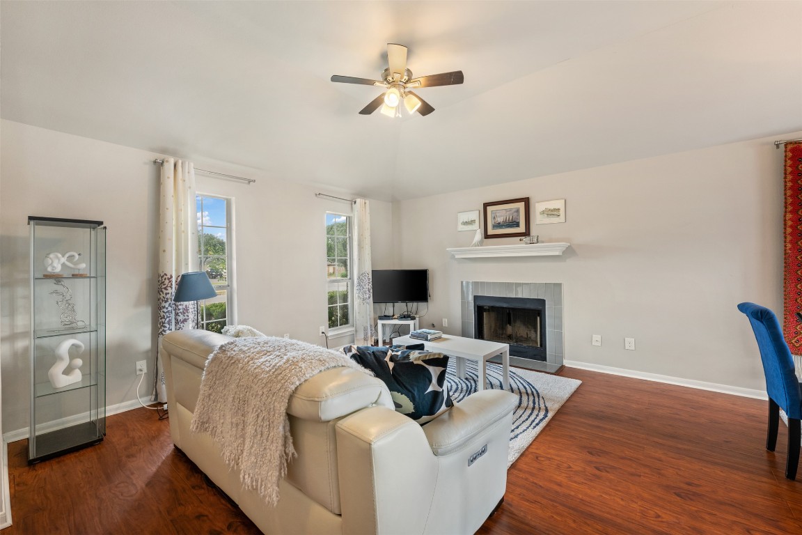 2004 Yaupon Trail Cedar Park, TX 78613 - Photo 4 of 33 a living room with furniture and a fireplace