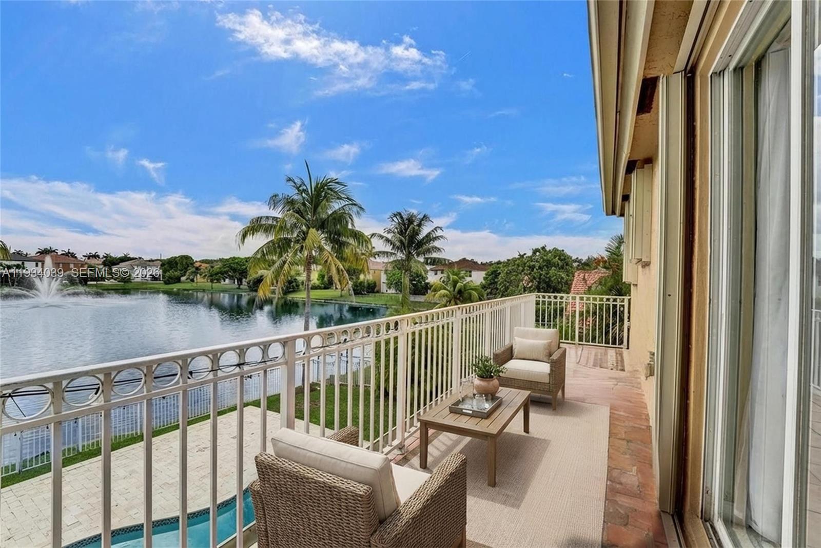 5337 Southwest 131st Terrace Miramar, FL 33027 - Photo 18 of 46 a view of balcony with furniture