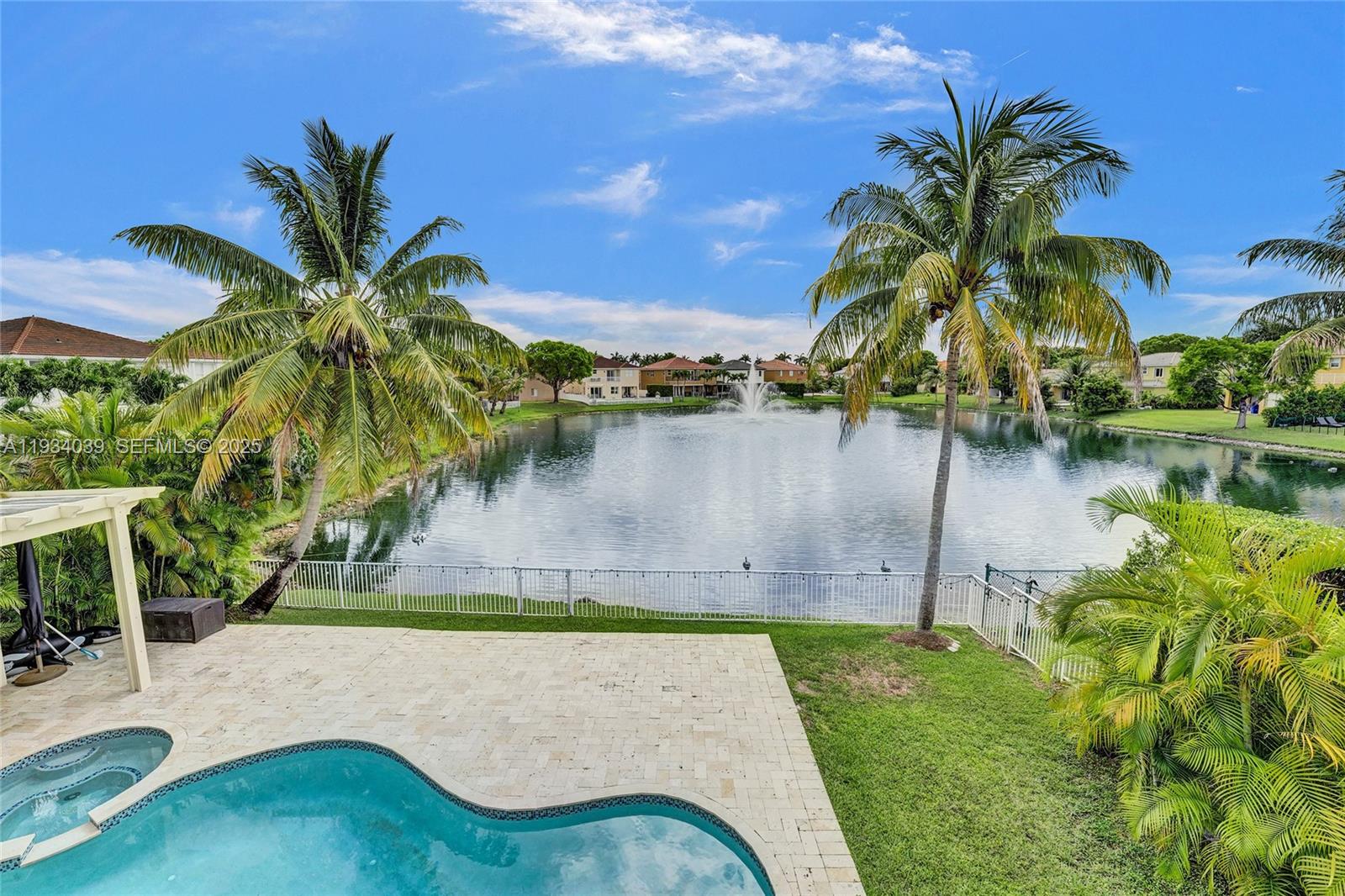 5337 Southwest 131st Terrace Miramar, FL 33027 - Photo 22 of 32 Lake view from master balcony