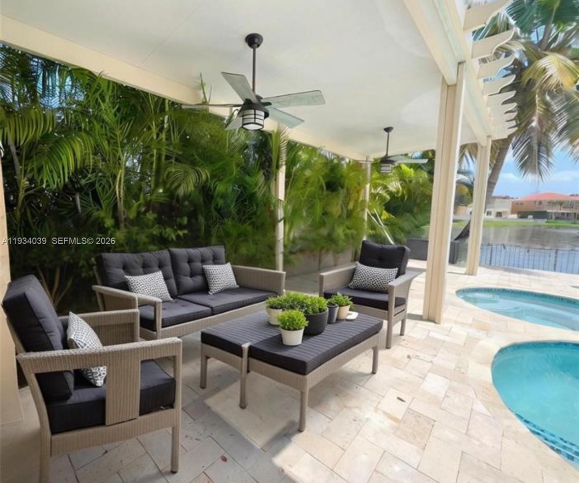 5337 Southwest 131st Terrace Miramar, FL 33027 - Photo 34 of 46 Covered patio & large modern pergola