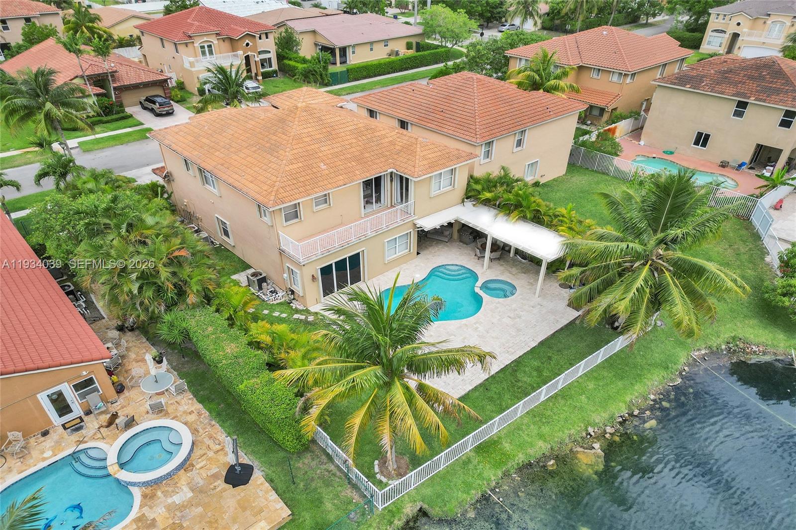 5337 Southwest 131st Terrace Miramar, FL 33027 - Photo 8 of 46 an aerial view of residential houses with yard