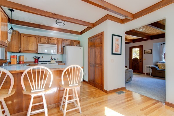 259 Malboeuf Road Ware, MA 01082 - Photo 9 of 20 a view of a dining room with furniture and a chandelier