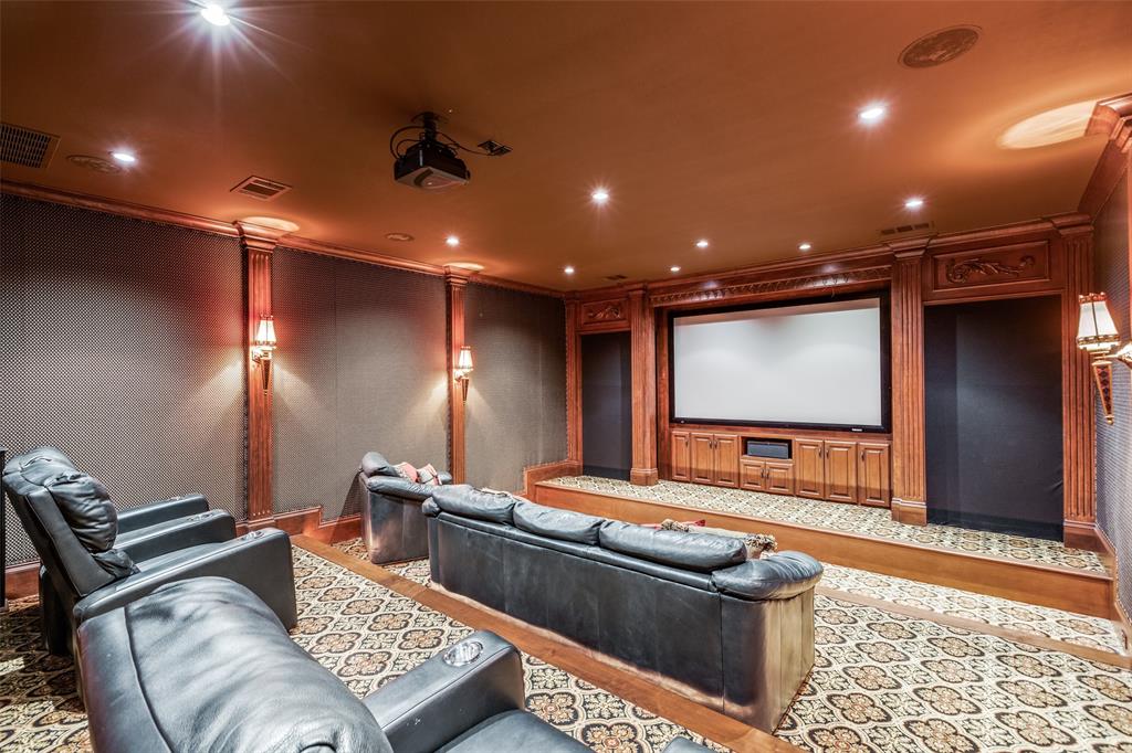 8901 Farm To Market Road 455 Pilot Point, TX 76258 - Photo 25 of 40 Media Room Complete with Screen and Speakers