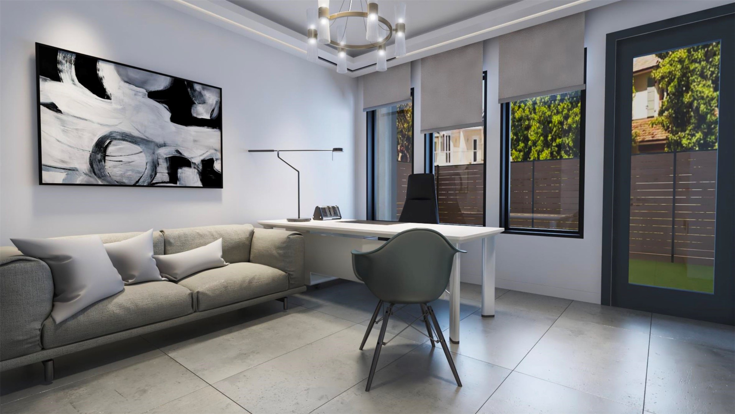 2312 West Main Street Houston, TX 77098 - Photo 24 of 34 a living room with furniture and a large window