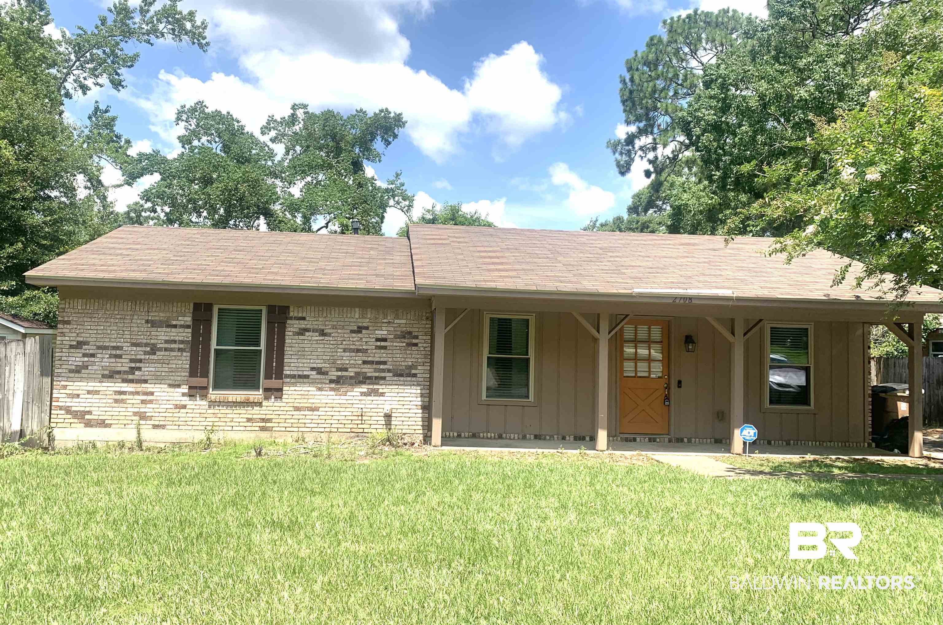 2708 E Road Mobile, AL 36693 - Photo 1 of 12 Ranch-style home featuring a front lawn
