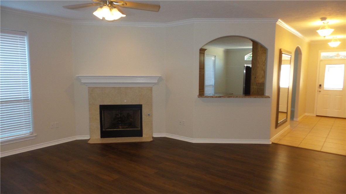 114 Rugen Lane College Station, TX 77845 - Photo 4 of 22 a view of a livingroom with a fireplace