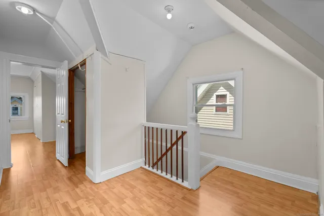 a view of livingroom with furniture and wooden floor