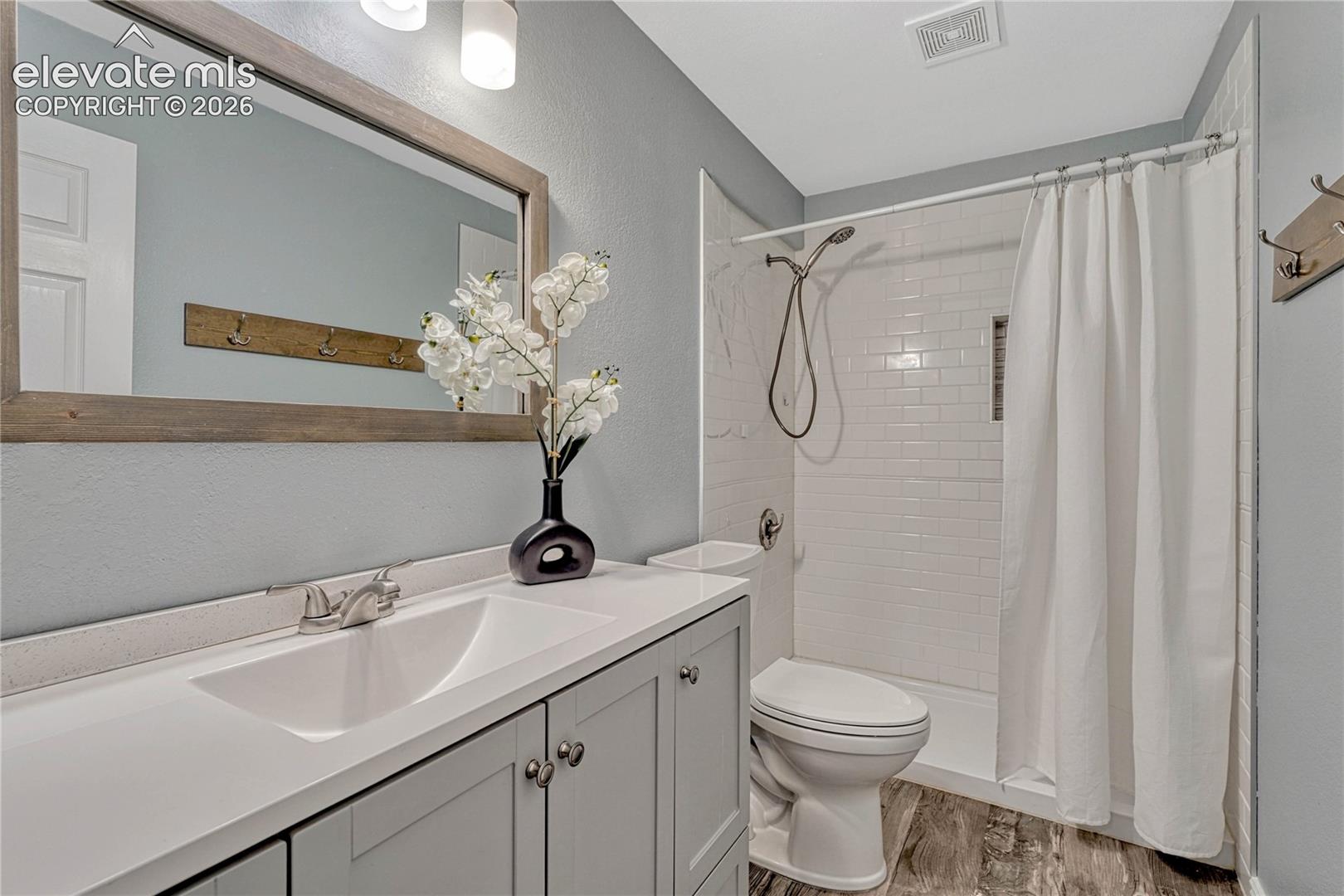 13695 Woodlake Road Elbert, CO 80106 - Photo 30 of 39 3/4 bath in the basement.
