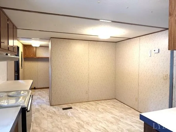 a view of a livingroom with a staircase