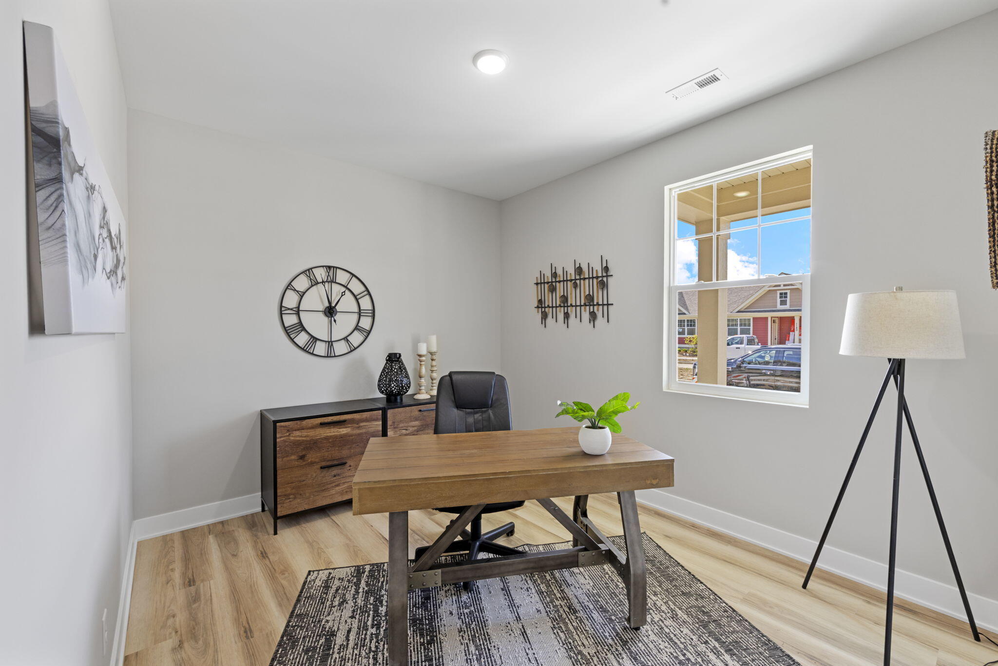 1183 Harbor Way Chesterton, IN 46304 - Photo 14 of 20 a view of a workspace with furniture and a window