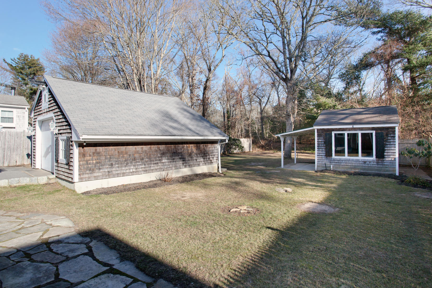46 Thorne Road Bourne, MA 02532 - Photo 12 of 32 a view of a house with backyard and sitting area