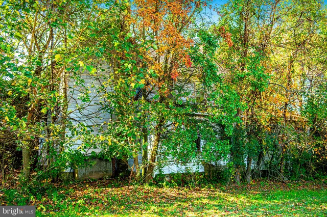 a view of a swimming pool and an outdoor space