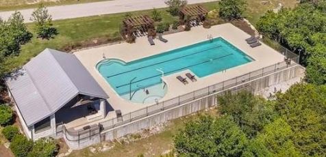 1001 Wesley Ridge Drive Spicewood, TX 78669 - Photo 34 of 35 Bird's eye view of a pool