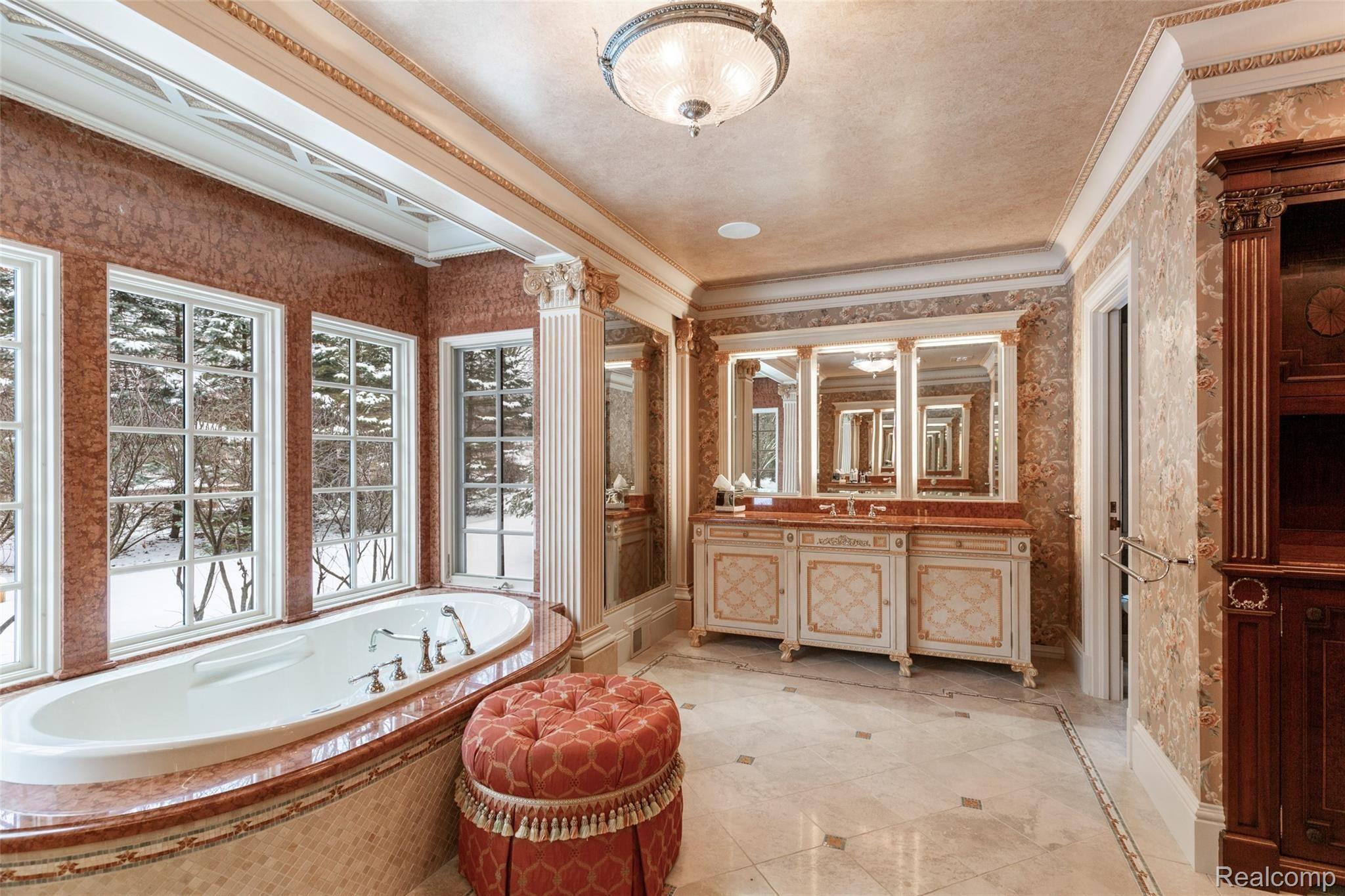 9715 North Eston Road Clarkston, MI 48348 - Photo 30 of 51 Custom his and hers vanities.