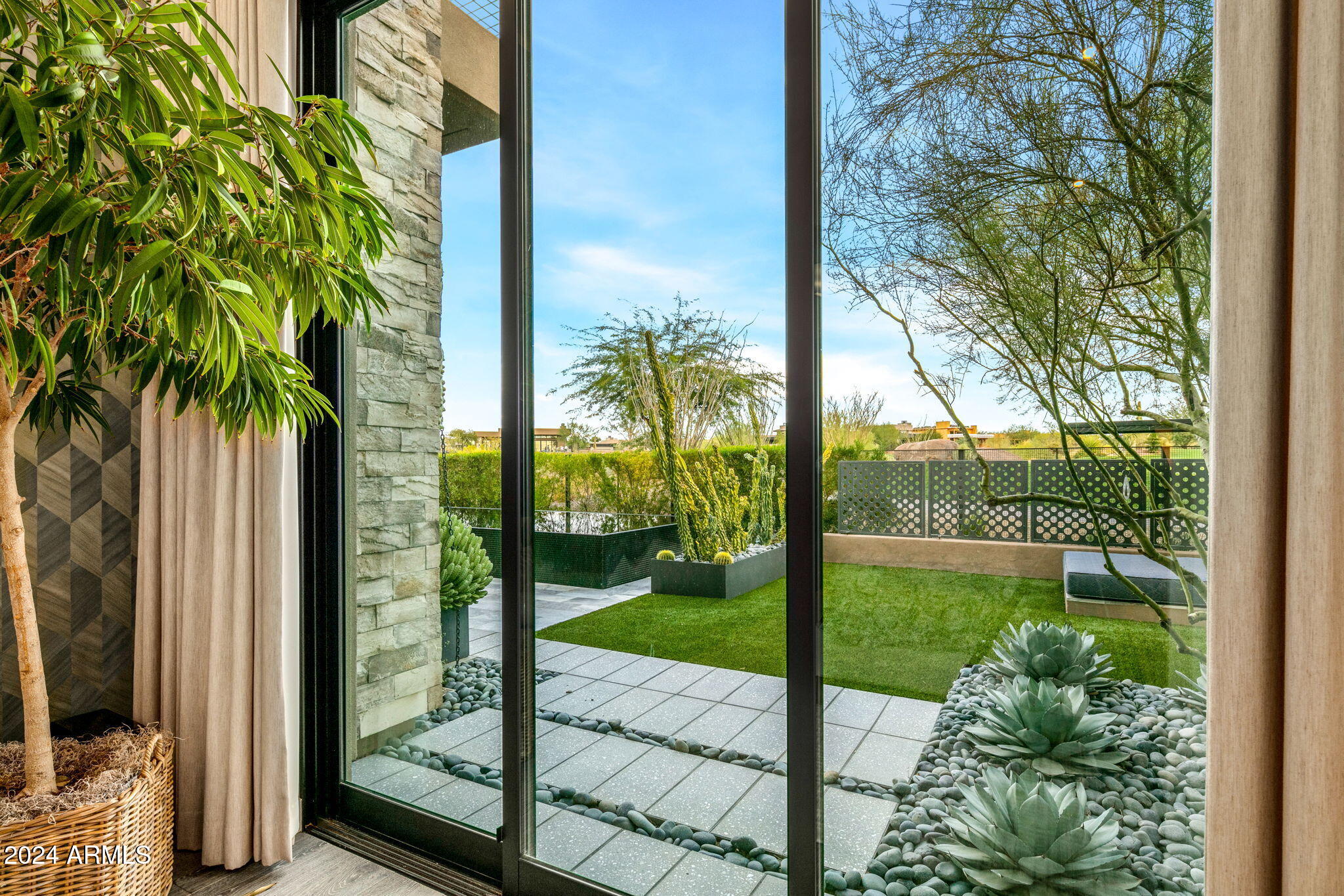 37200 North Cave Creek Road, Unit 1082 Scottsdale, AZ 85262 - Photo 30 of 66 a view of a yard with plants