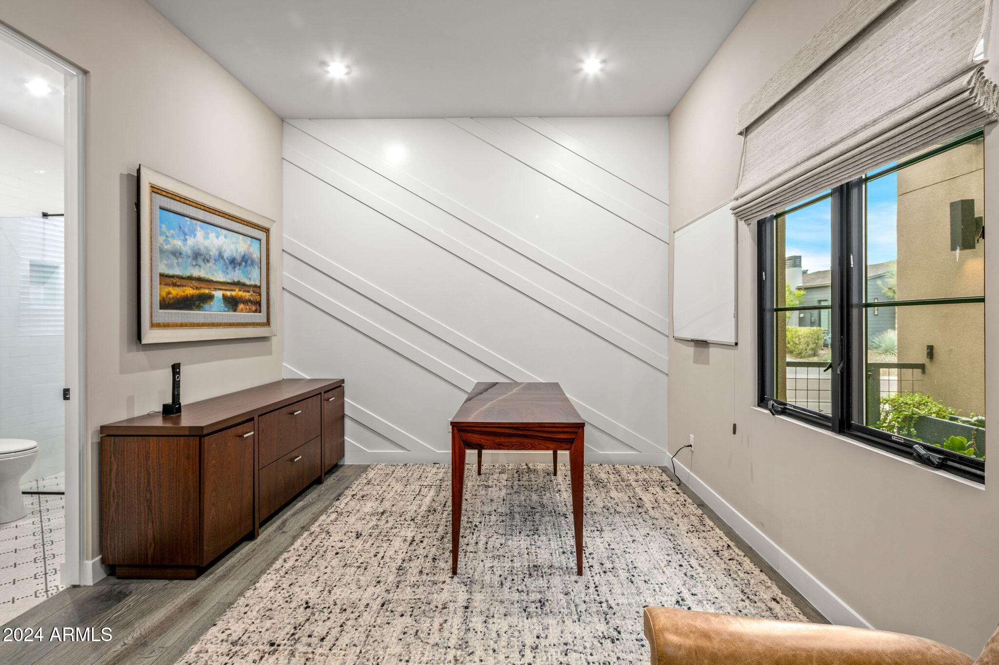 37200 North Cave Creek Road, Unit 1082 Scottsdale, AZ 85262 - Photo 36 of 66 a hallway with wooden floor and furniture