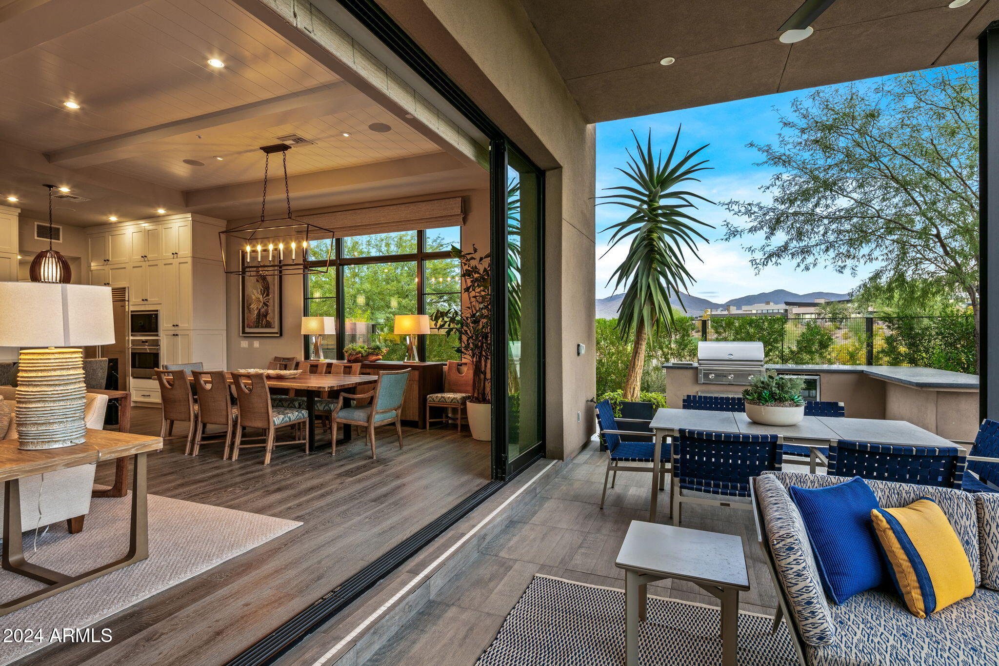 37200 North Cave Creek Road, Unit 1082 Scottsdale, AZ 85262 - Photo 57 of 66 a view of a dining room with furniture window and outside view