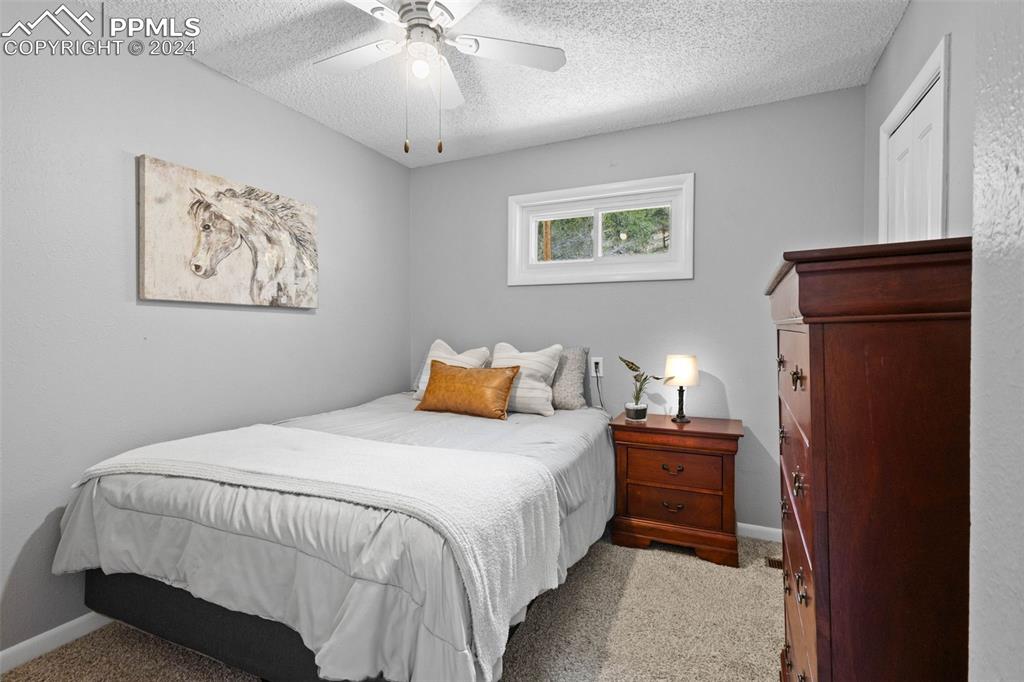 8228 Highway 24 Cascade, CO 80809 - Photo 14 of 36 a bedroom with a bed and a painting on the wall