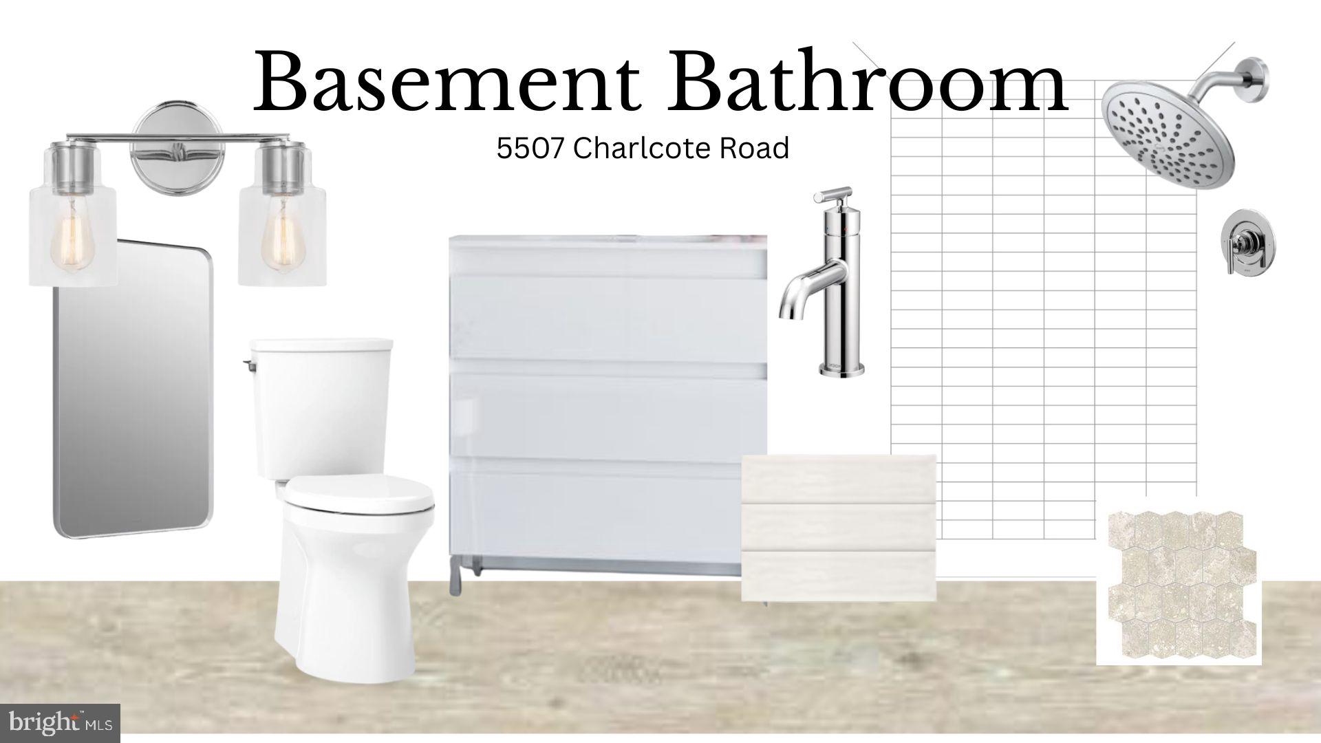 5507 Charlcote Road Bethesda, MD 20817 - Photo 11 of 15 a bathroom with a toilet and a sink