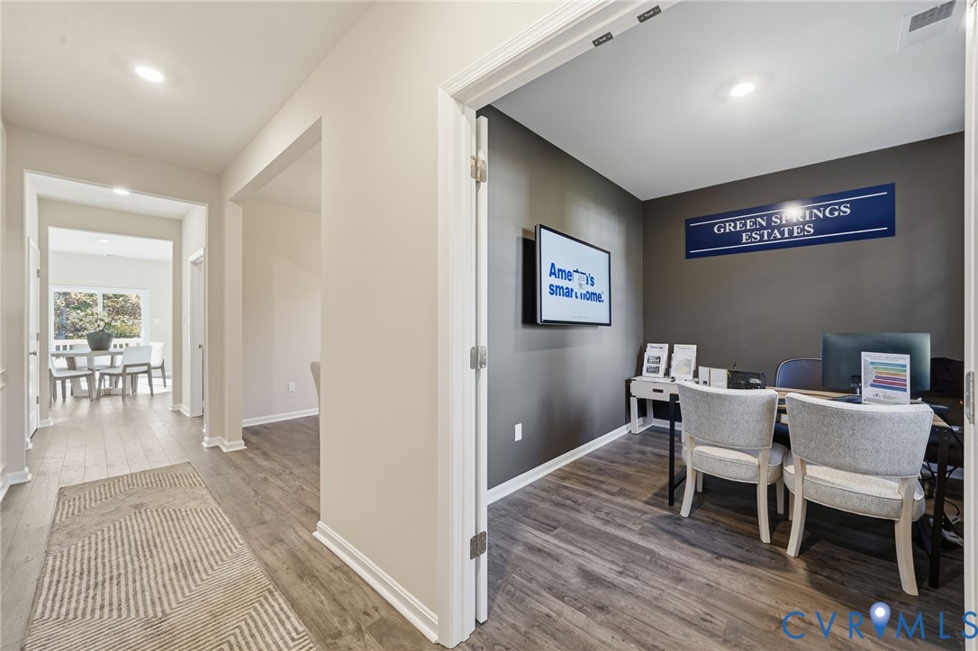 6338 Sterling Way Ruther Glen, VA 22546 - Photo 4 of 47 a dining room with furniture and wooden floor