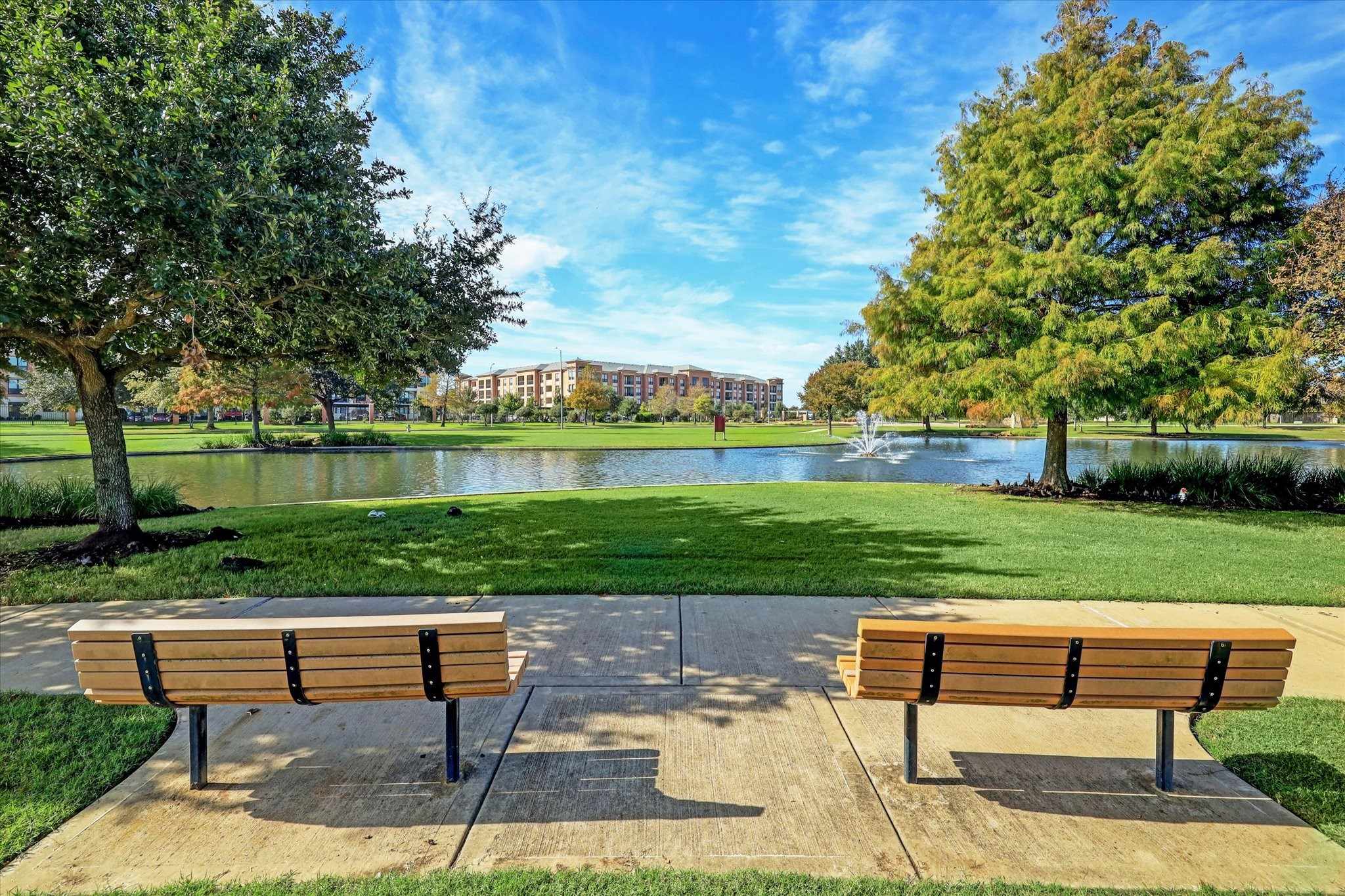 3404 Orch Brg Lane Rosenberg, TX 77471 - Photo 23 of 24 a view of a bench sitting in the park