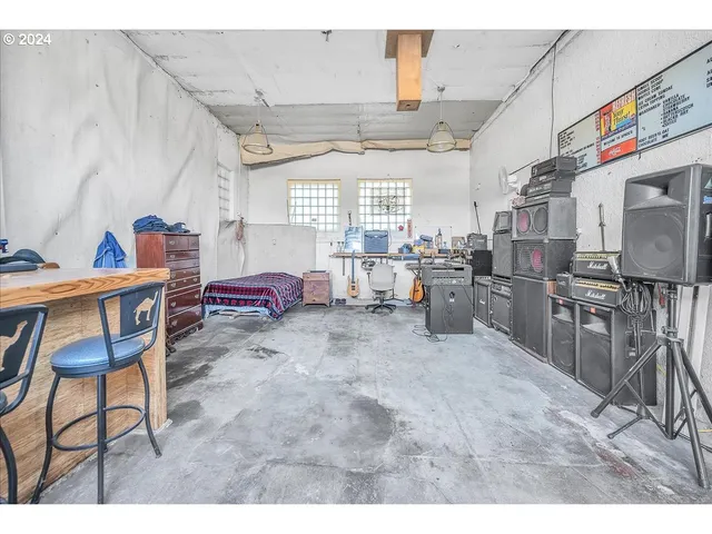 a very nice looking room with a large window