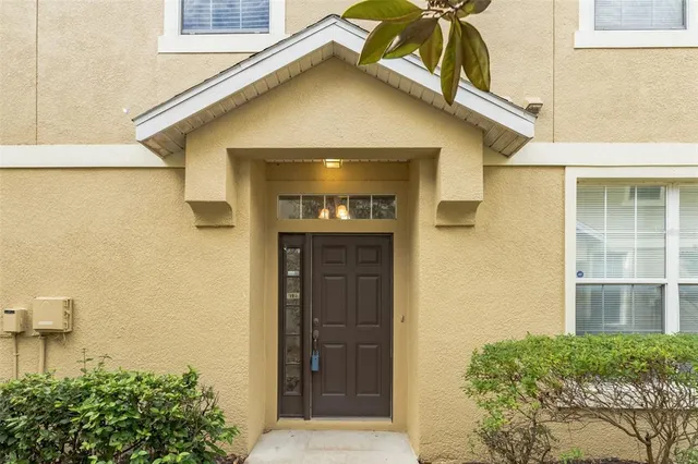 a view of entrance of the house