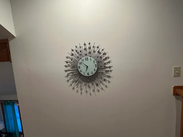 a close up of a wall