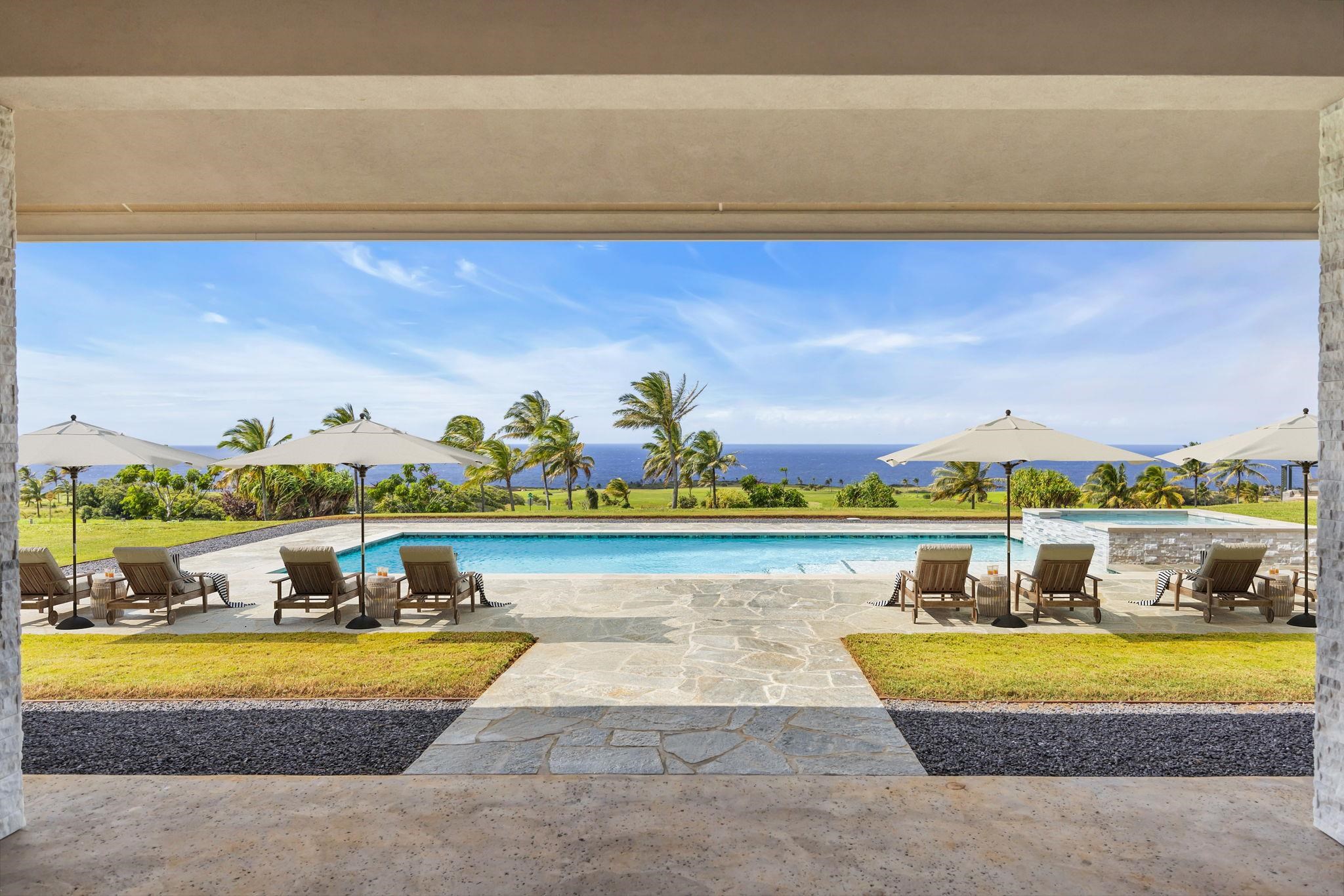 500 Kai Huki Circle, Unit B Haiku, HI 96708 - Photo 5 of 50 a view of swimming pool with outdoor seating and yard