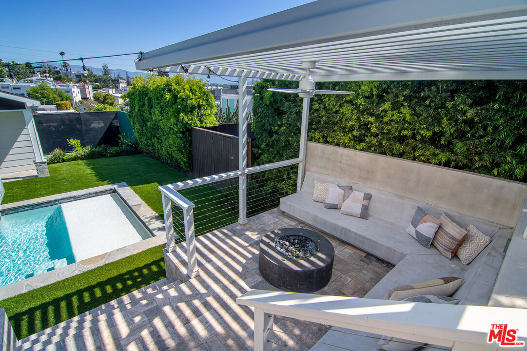 2737 Angus Street Los Angeles, CA 90039 - Photo 47 of 56 a view of balcony with furniture