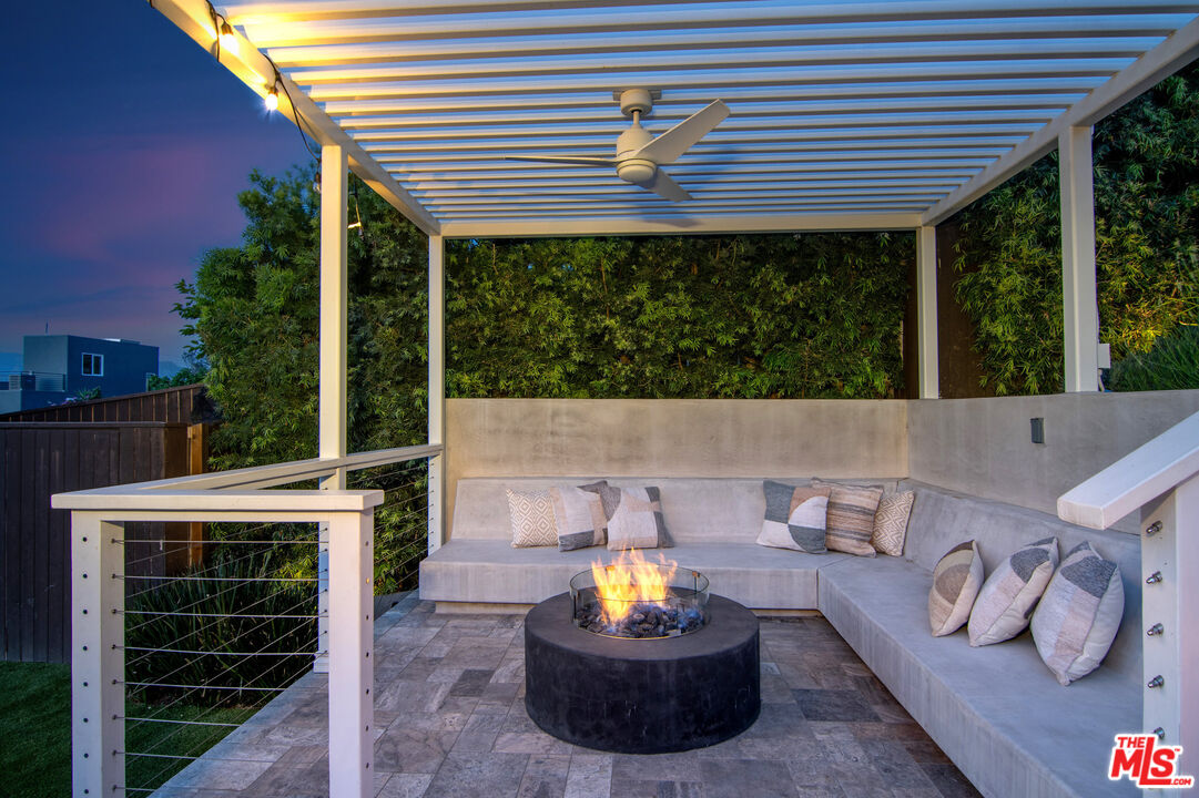 2737 Angus Street Los Angeles, CA 90039 - Photo 49 of 56 a living room with furniture and a fireplace