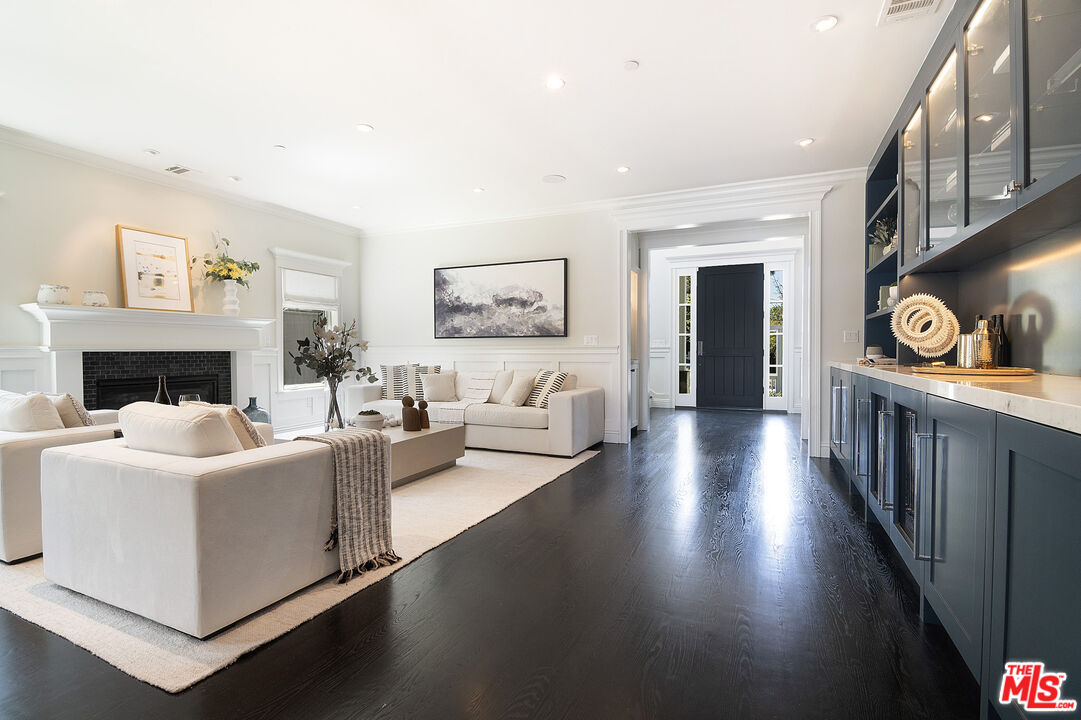 2737 Angus Street Los Angeles, CA 90039 - Photo 10 of 56 a living room with furniture and a fireplace