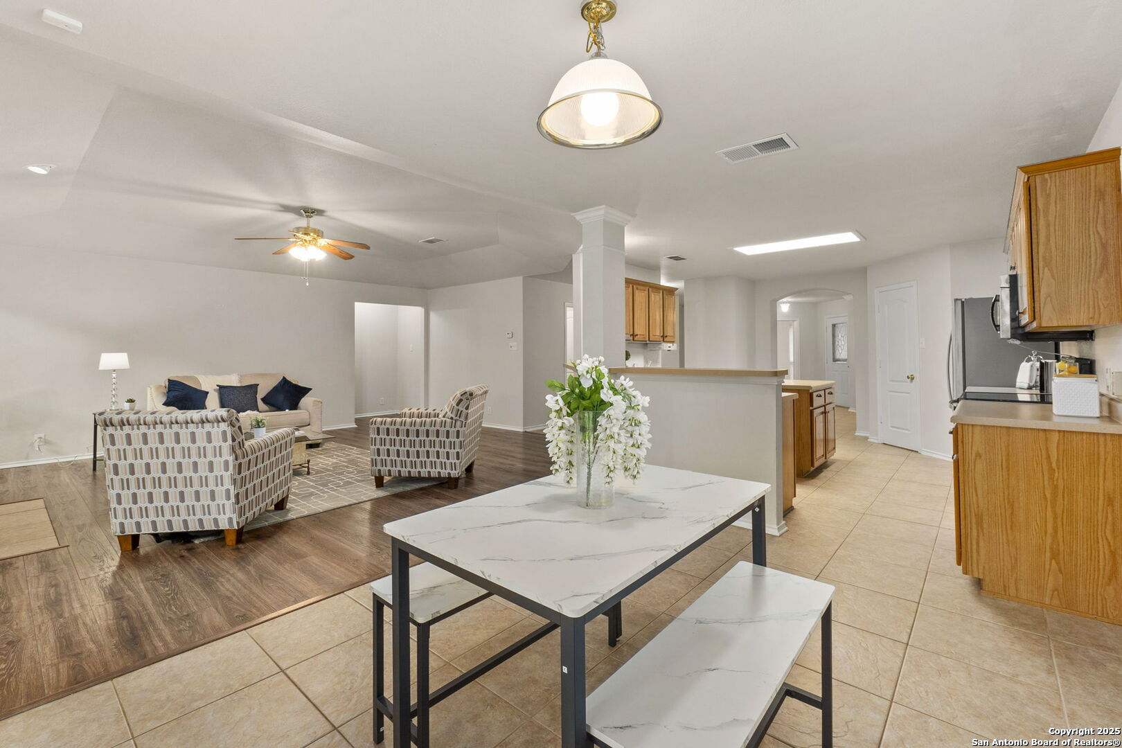15311 Spring Rock San Antonio, TX 78247 - Photo 11 of 32 a living room with furniture and wooden floor