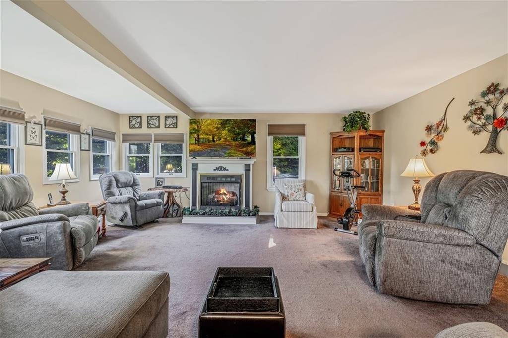 4101 Miracle Ridge Road Monongahela, PA 15063 - Photo 3 of 47 a living room with furniture and a fireplace