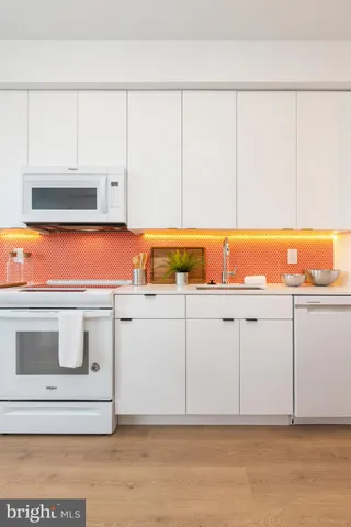 a close view of appliances