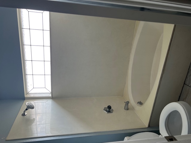 1001 Schubert Lane Kyle, TX 78640 - Photo 12 of 19 a bathroom with a shower and a toilet