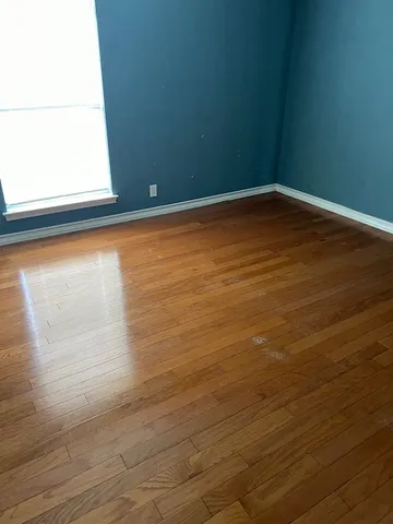 a view of a room with an empty space