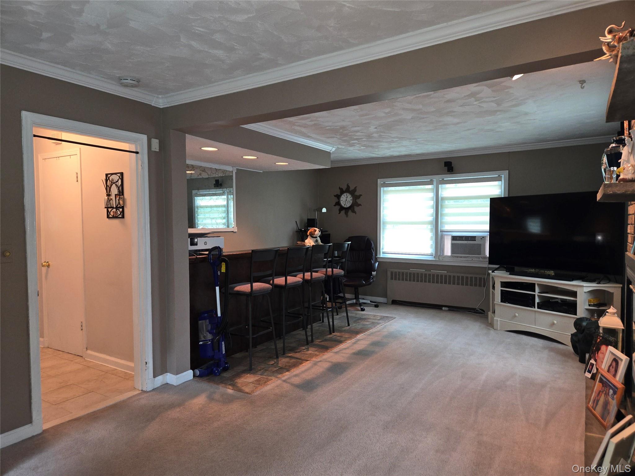810 Fenimore Road Mamaroneck, NY 10543 - Photo 13 of 33 a living room with furniture and a flat screen tv
