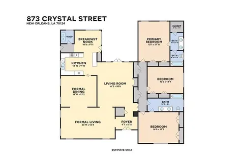 $750,000 | 873 Crystal Street, New Orleans, LA 70124
