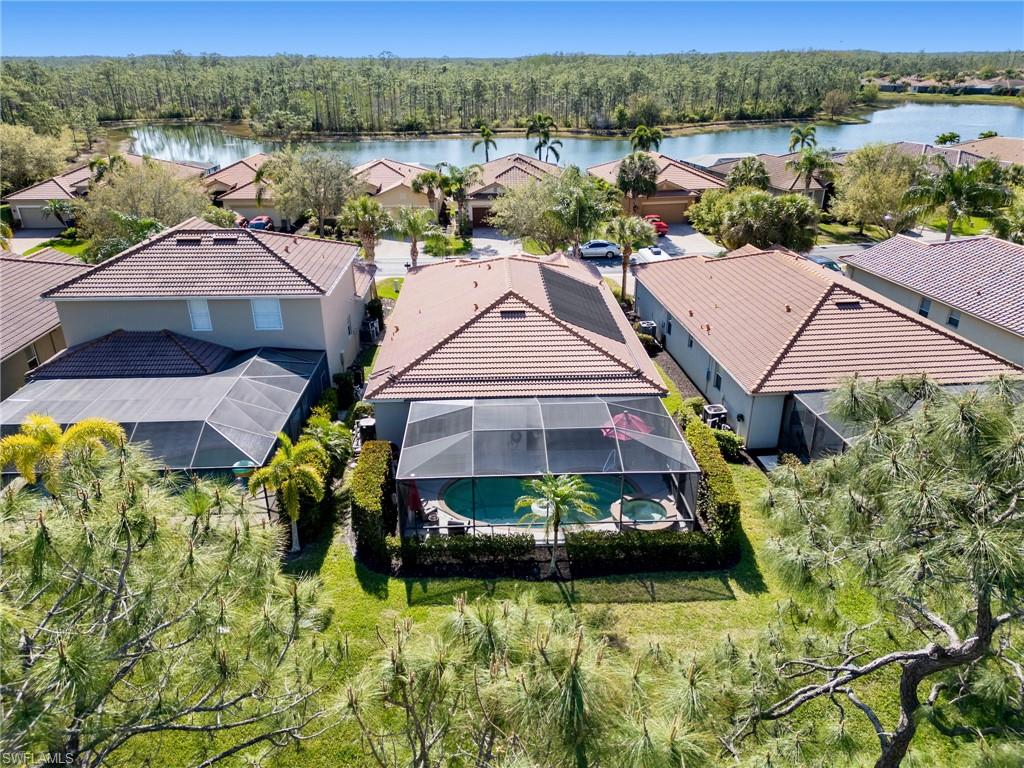 21116 Bella Terra Boulevard Estero, FL 33928 - Photo 39 of 49 a aerial view of a house with yard and lake view