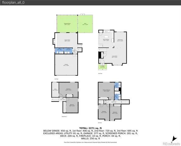 a picture of a wall space with furniture