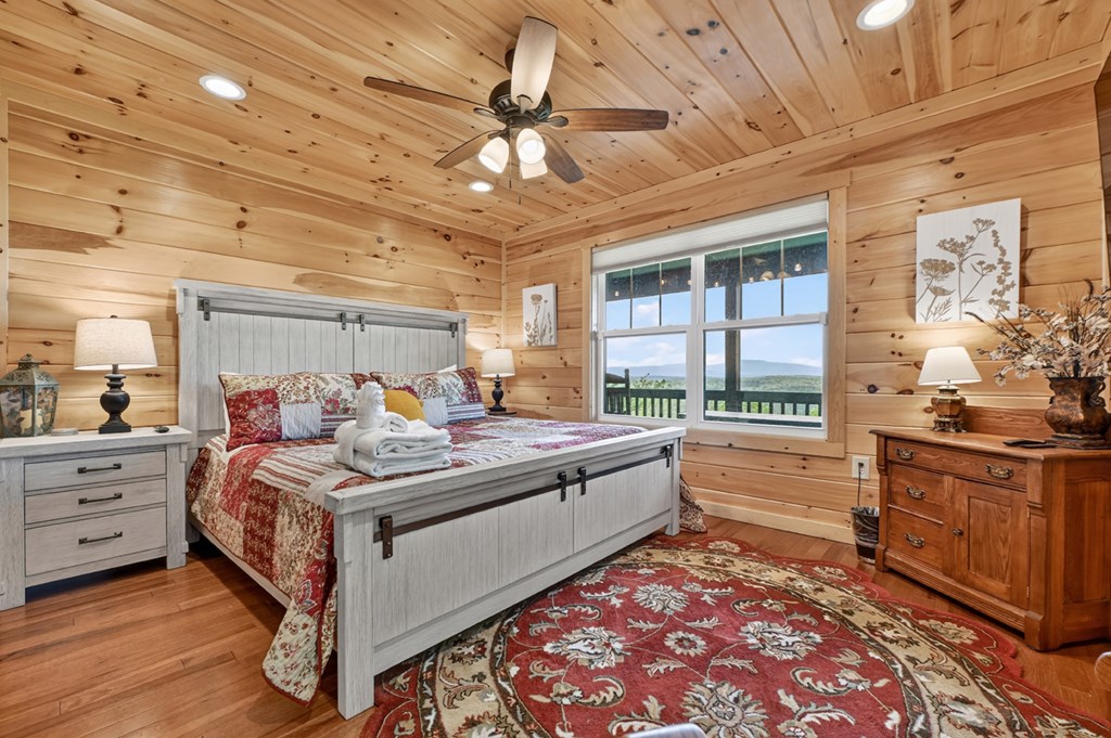 291 Tower Road Mineral Bluff, GA 30559 - Photo 33 of 55 a bed room with a bed and a window
