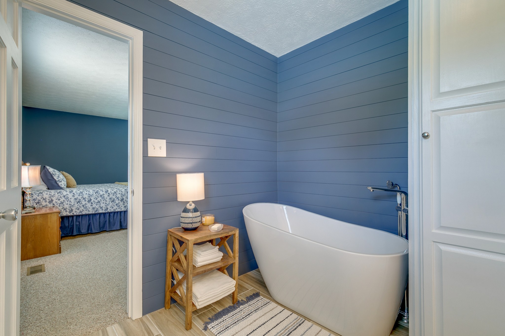 1872 Clara Mathis Road Spring Hill, TN 37174 - Photo 16 of 40 a bathroom with a bathtub and shower