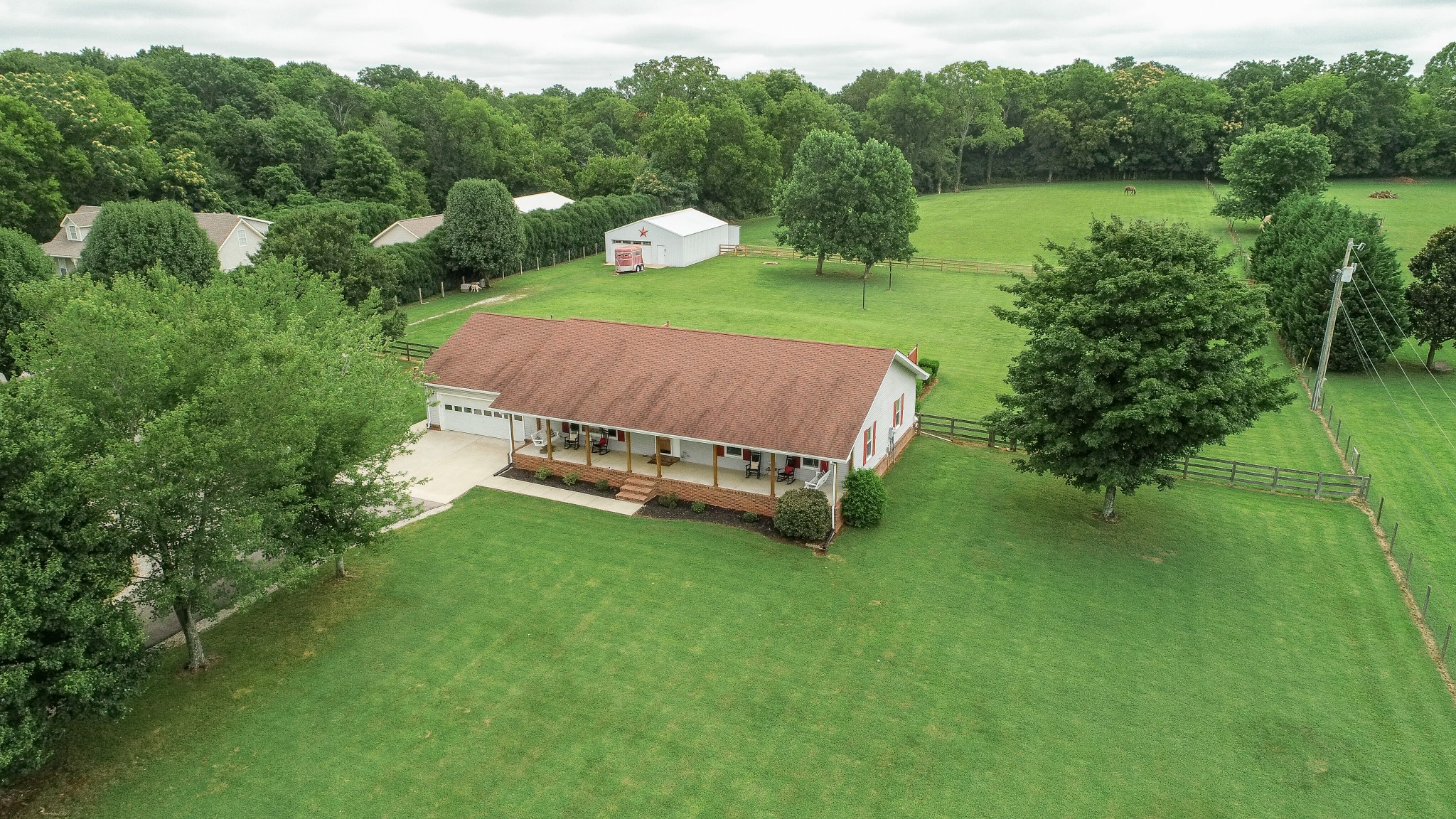 1872 Clara Mathis Road Spring Hill, TN 37174 - Photo 30 of 40 a garden view with a lake view