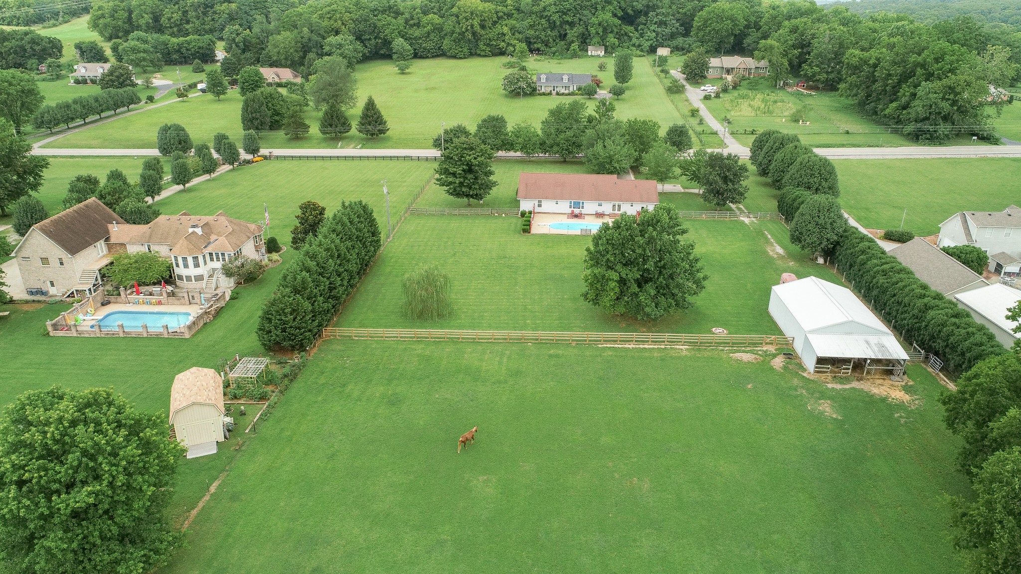 1872 Clara Mathis Road Spring Hill, TN 37174 - Photo 34 of 40 an aerial view of a house